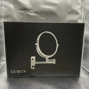 DOWN GURUN 8.5 inch Square Makeup Mirror w/ Lights Led Chrome Finish Silver Z430